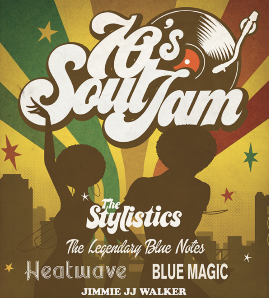 70’s Soul Jam – One Sheet – Universal Attractions Agency