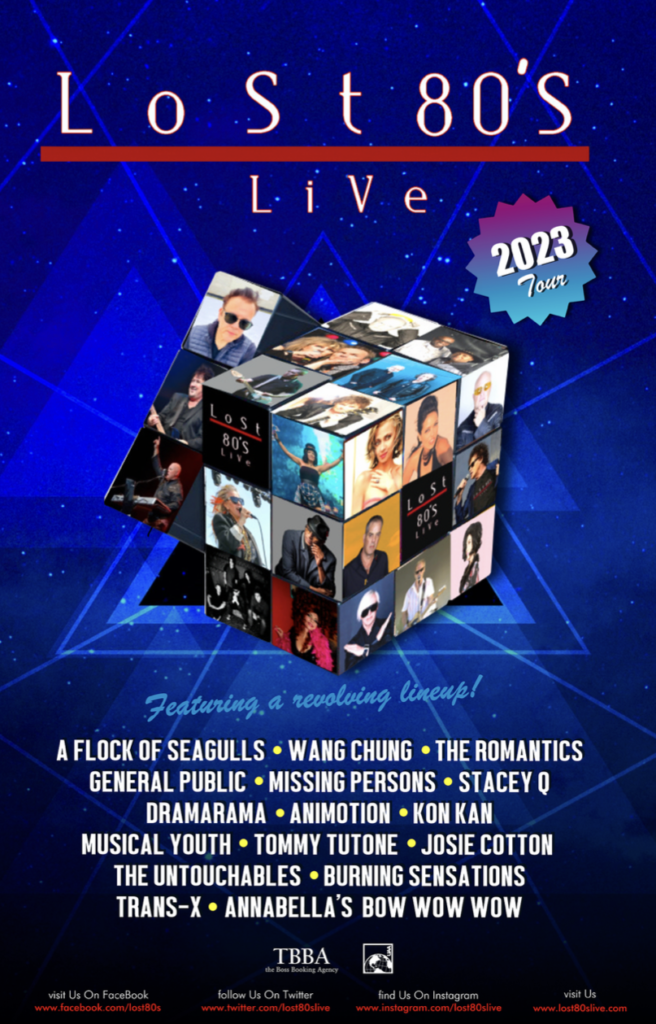 Lost 80s Live – One Sheet – Universal Attractions Agency